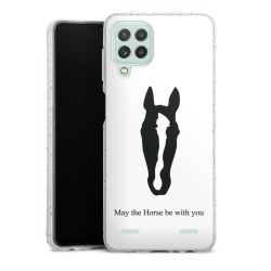 Carry Case Hülle Transparent/glitter ohne Band