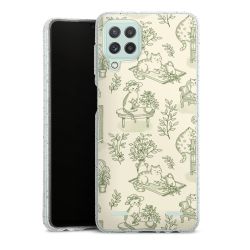 Carry Case Hülle Transparent/glitter ohne Band