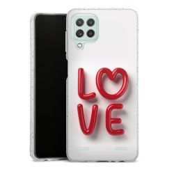 Carry Case Hülle Transparent/glitter ohne Band