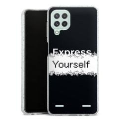 Carry Case Hülle Transparent/glitter ohne Band