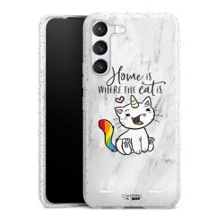 Carry Case Hülle Transparent/glitter ohne Band