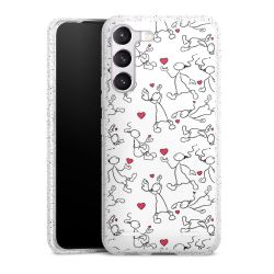 Carry Case Hülle Transparent/glitter ohne Band