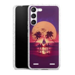 Carry Case Hülle Transparent/glitter ohne Band