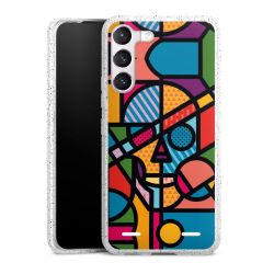 Carry Case Hülle Transparent/glitter ohne Band