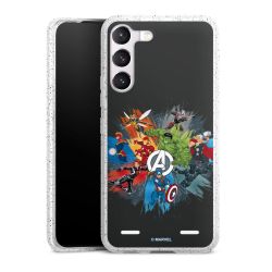 Carry Case Hülle Transparent/glitter ohne Band