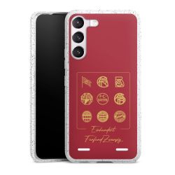 Carry Case Hülle Transparent/glitter ohne Band