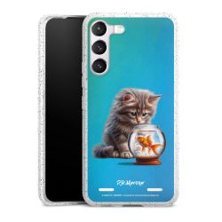 Carry Case Hülle Transparent/glitter ohne Band