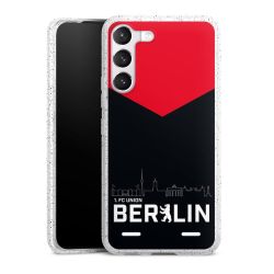 Carry Case Hülle Transparent/glitter ohne Band