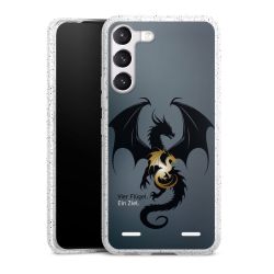 Carry Case Hülle Transparent/glitter ohne Band