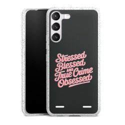 Carry Case Hülle Transparent/glitter ohne Band