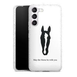 Carry Case Hülle Transparent/glitter ohne Band