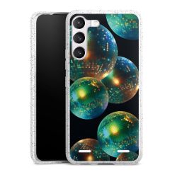 Carry Case Hülle Transparent/glitter ohne Band