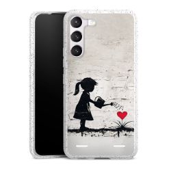 Carry Case Hülle Transparent/glitter ohne Band