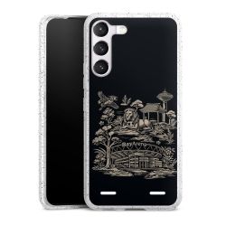 Carry Case Hülle Transparent/glitter ohne Band