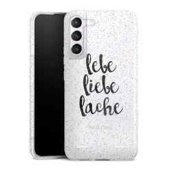 Carry Case Hülle Transparent/glitter ohne Band