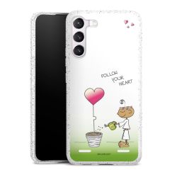 Carry Case Hülle Transparent/glitter ohne Band