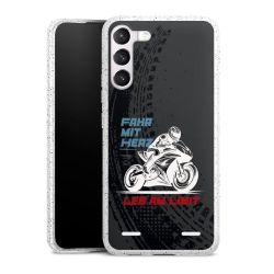 Carry Case Hülle Transparent/glitter ohne Band