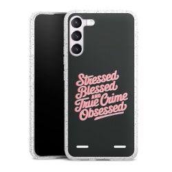 Carry Case Hülle Transparent/glitter ohne Band