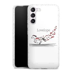 Carry Case Hülle Transparent/glitter ohne Band