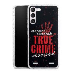 Carry Case Hülle Transparent/glitter ohne Band