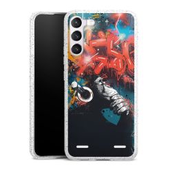 Carry Case Hülle Transparent/glitter ohne Band