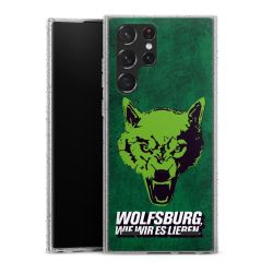 Carry Case Hülle Transparent/glitter ohne Band