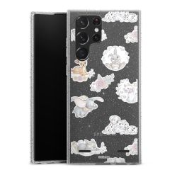 Carry Case Hülle Transparent/glitter ohne Band