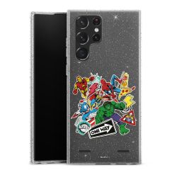 Carry Case Hülle Transparent/glitter ohne Band