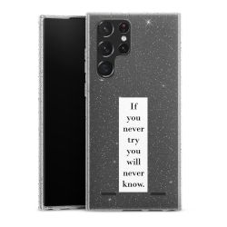 Carry Case Hülle Transparent/glitter ohne Band