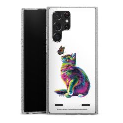 Carry Case Hülle Transparent/glitter ohne Band