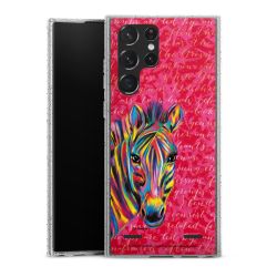 Carry Case Hülle Transparent/glitter ohne Band