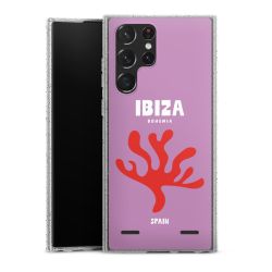 Carry Case Hülle Transparent/glitter ohne Band