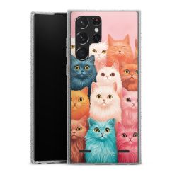 Carry Case Hülle Transparent/glitter ohne Band