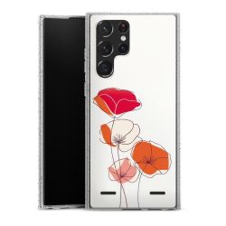 Carry Case Hülle Transparent/glitter ohne Band