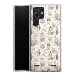 Carry Case Hülle Transparent/glitter ohne Band