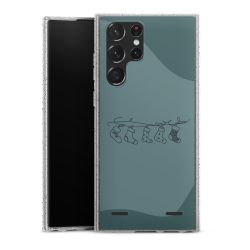 Carry Case Hülle Transparent/glitter ohne Band