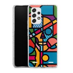 Carry Case Hülle Transparent/glitter ohne Band