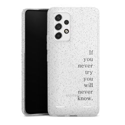 Carry Case Hülle Transparent/glitter ohne Band