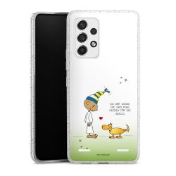 Carry Case Hülle Transparent/glitter ohne Band