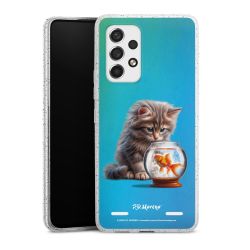 Carry Case Hülle Transparent/glitter ohne Band