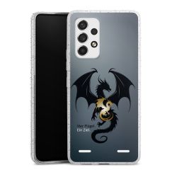 Carry Case Hülle Transparent/glitter ohne Band