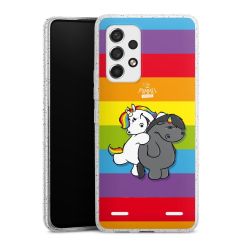 Carry Case Hülle Transparent/glitter ohne Band