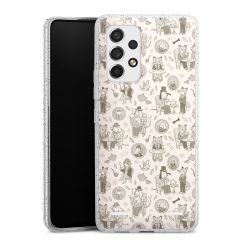 Carry Case Hülle Transparent/glitter ohne Band