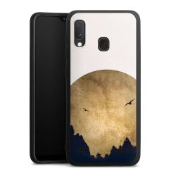 Twee vogels en de maan