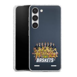 Carry Case Hülle Transparent/glitter ohne Band