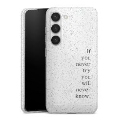 Carry Case Hülle Transparent/glitter ohne Band