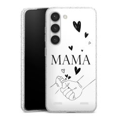 Carry Case Hülle Transparent/glitter ohne Band