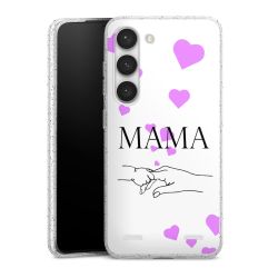 Carry Case Hülle Transparent/glitter ohne Band