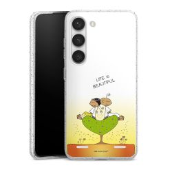 Carry Case Hülle Transparent/glitter ohne Band