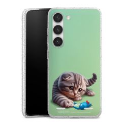 Carry Case Hülle Transparent/glitter ohne Band